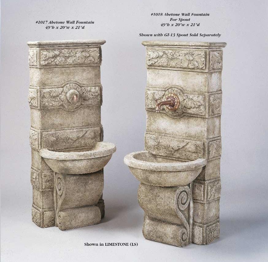 Abetone Wall Fountain