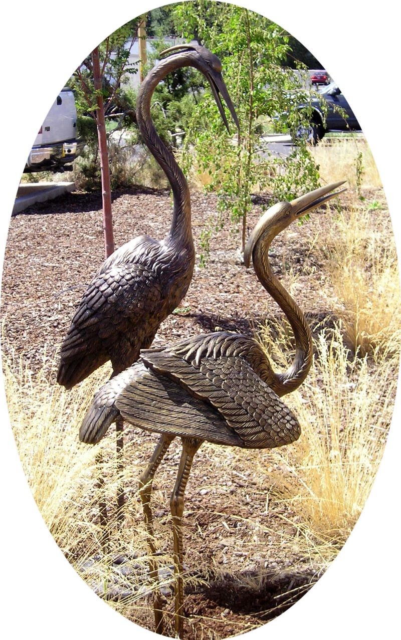Medium/Large heron pair