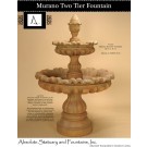 Murano Two Tier Fountain - Detailed Image