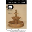 Fortino Two Tier Pond Fountain