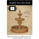 Empiro Two Tier Pond Fountain