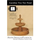 Caroline Two Tier Pond Fountain