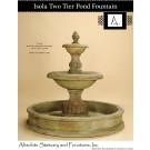 Isola Two Tier Pond Fountain