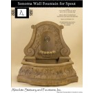 Sonoma Wall Fountain for Spout