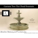 Carrara Two Tier Pond Fountain