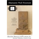 Diamante Wall Fountain