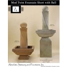 Mod Twist Fountain Short with Ball
