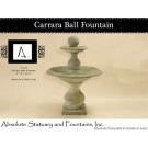 Carrara Ball Fountain