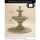 Villa Santini Two Tier Fountain