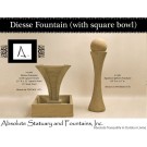Diesse Fountain (with square bowl)