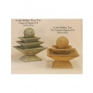 Shallow Three Tier Tapered Square Fountain
