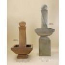 Mod Twist Fountain Tall with Ball