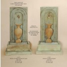 Etruria Urn Wall Fountain for spout( tall urn)