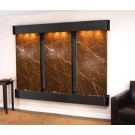 Blackened Copper with Brown Marble