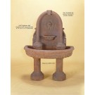 Robbiana Wall Fountain( with two pedestals)