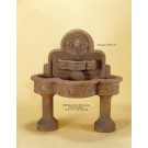 Ricco Deruta Wall Fountain( with two pedestals)