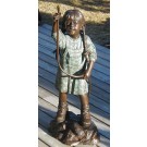 Large girl with hose