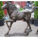 Large horse on base