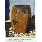 Golden Stone Fountain 36"