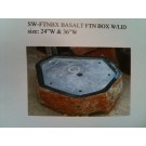 Basalt Fountain Box with lid