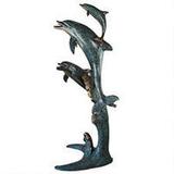 "Los Tres Amigos" Dolphin Family statue