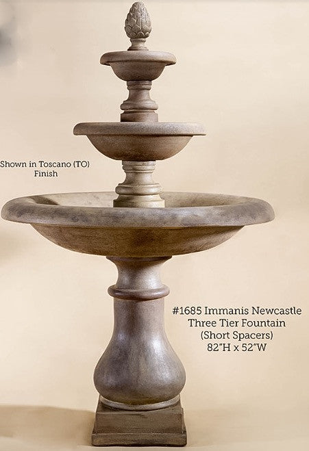#1685 Immanis Newcastle Three Tier Fountain